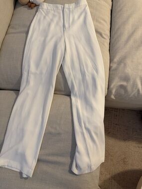 Reformation White Tailored Trousers